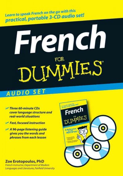 French for dummies [sound recording] : audio set / Zoe Erotopoulos, PhD.